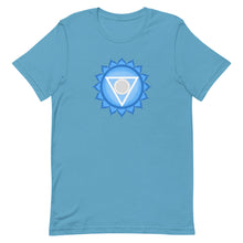 Load image into Gallery viewer, Throat Chakra Energizer T-Shirt For Expression &amp; Communication