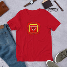 Load image into Gallery viewer, Root Chakra Energizer T-Shirt For Grounding, Foundation And Growth